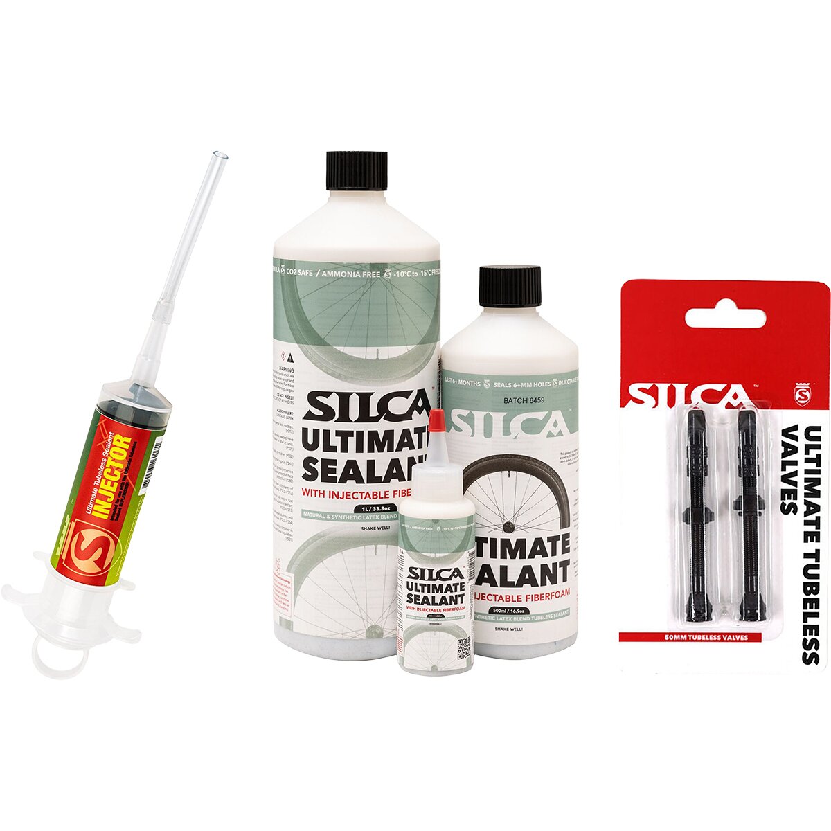 Silca Silca Complete Tubeless Setup Kit One Color, One Size - $57.99 at Competitive Cyclist