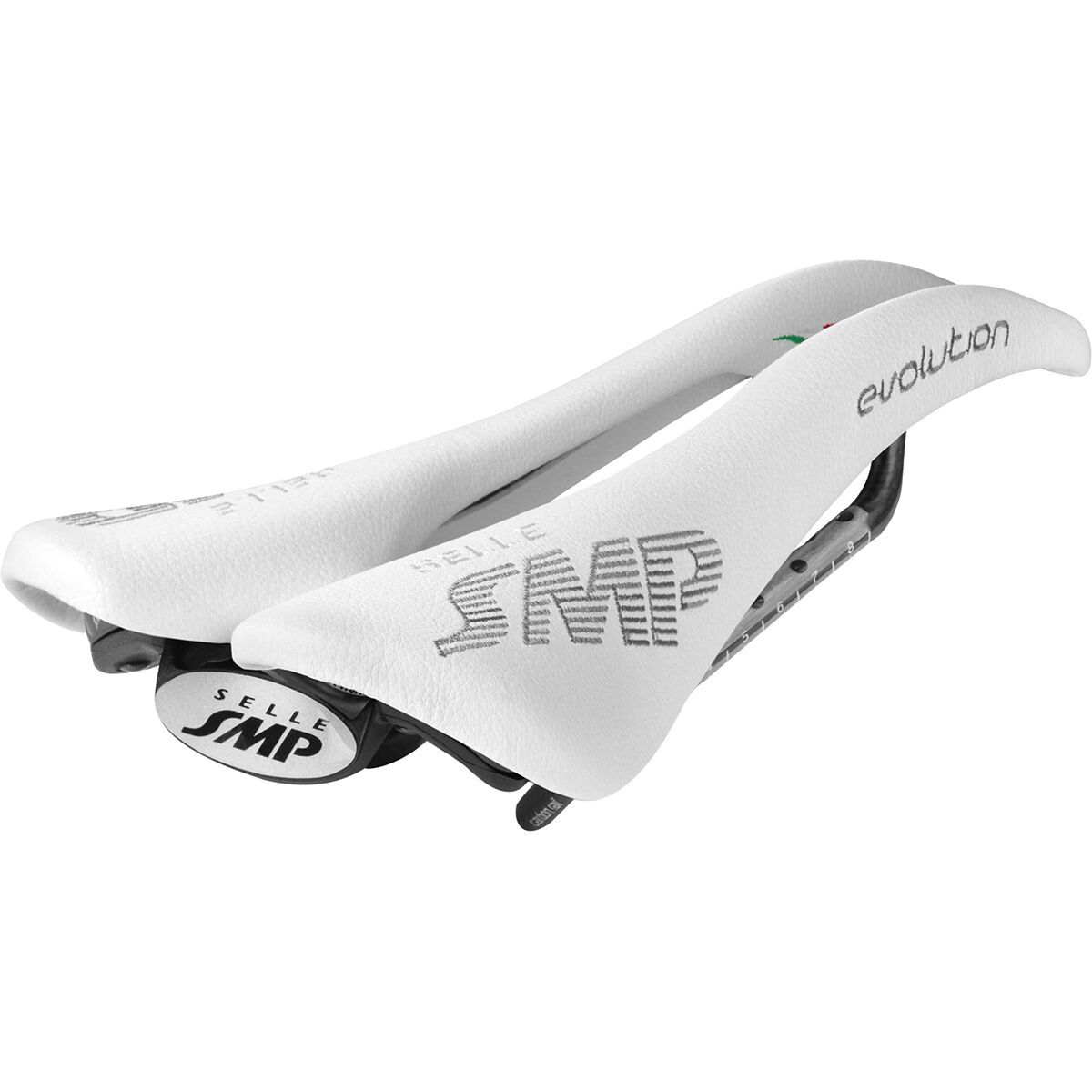 Selle SMP Evolution Carbon Rail Saddle White, 129mm