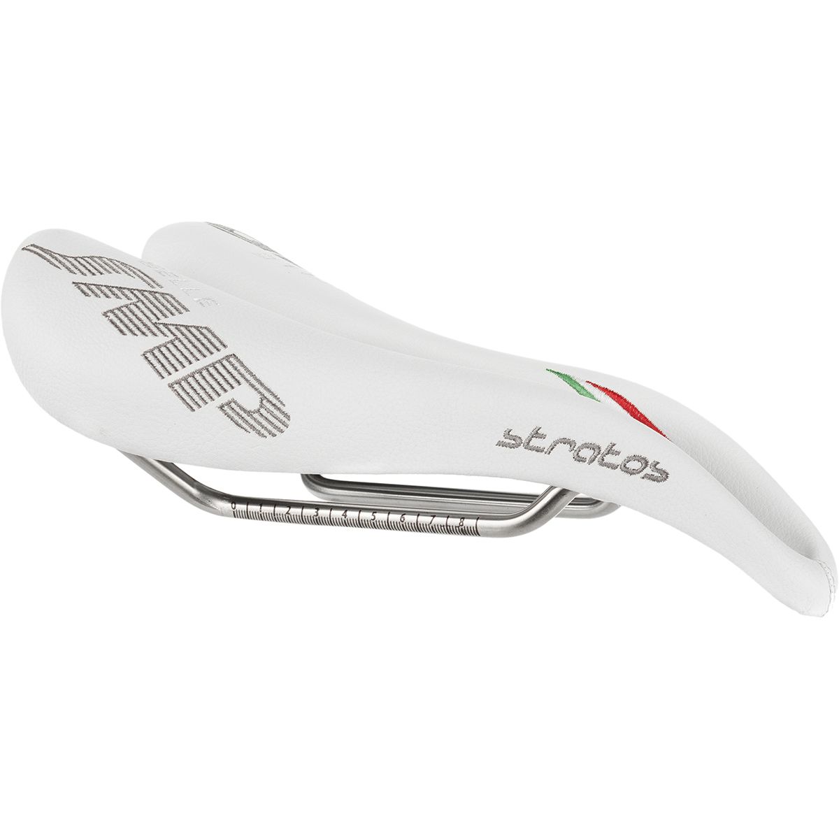 Selle SMP Stratos Saddle in White - Size: 131mm