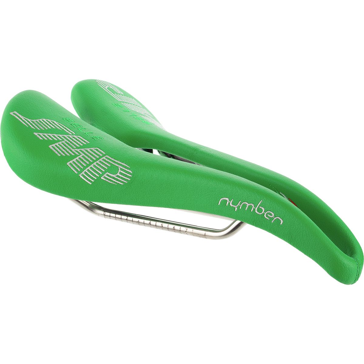 Selle SMP Nymber Saddle in Green Italy - Size: 139mm