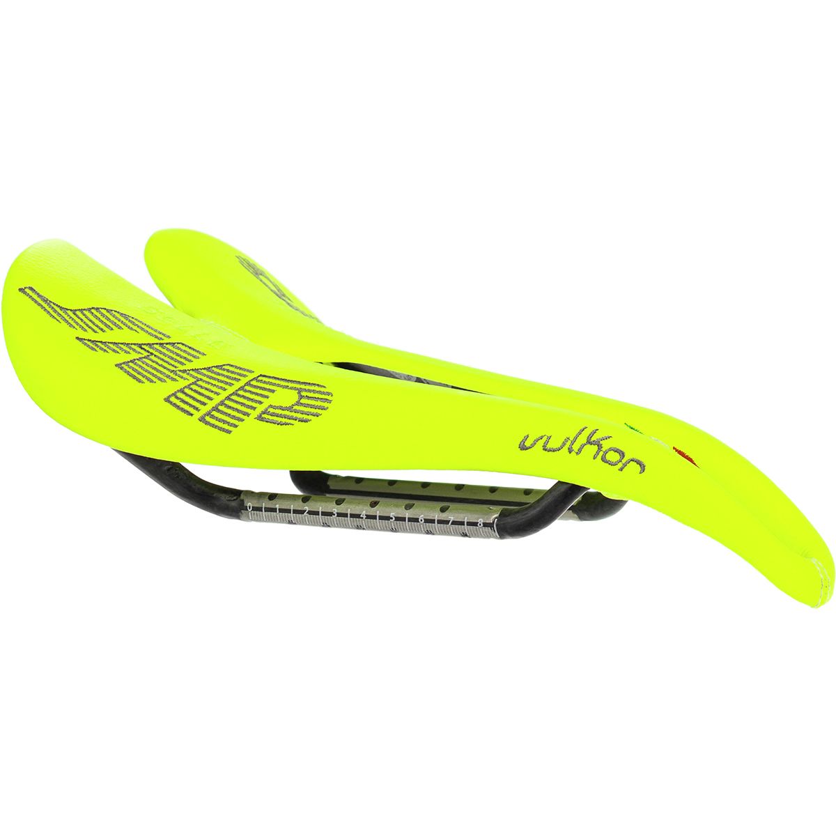 Selle SMP Selle SMP Vulkor Carbon Saddle Yellow Fluo, 136mm