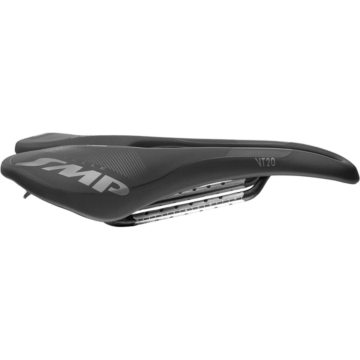 Selle SMP VT20-Gel with Carbon Rail Saddle Matte Black, 142mm