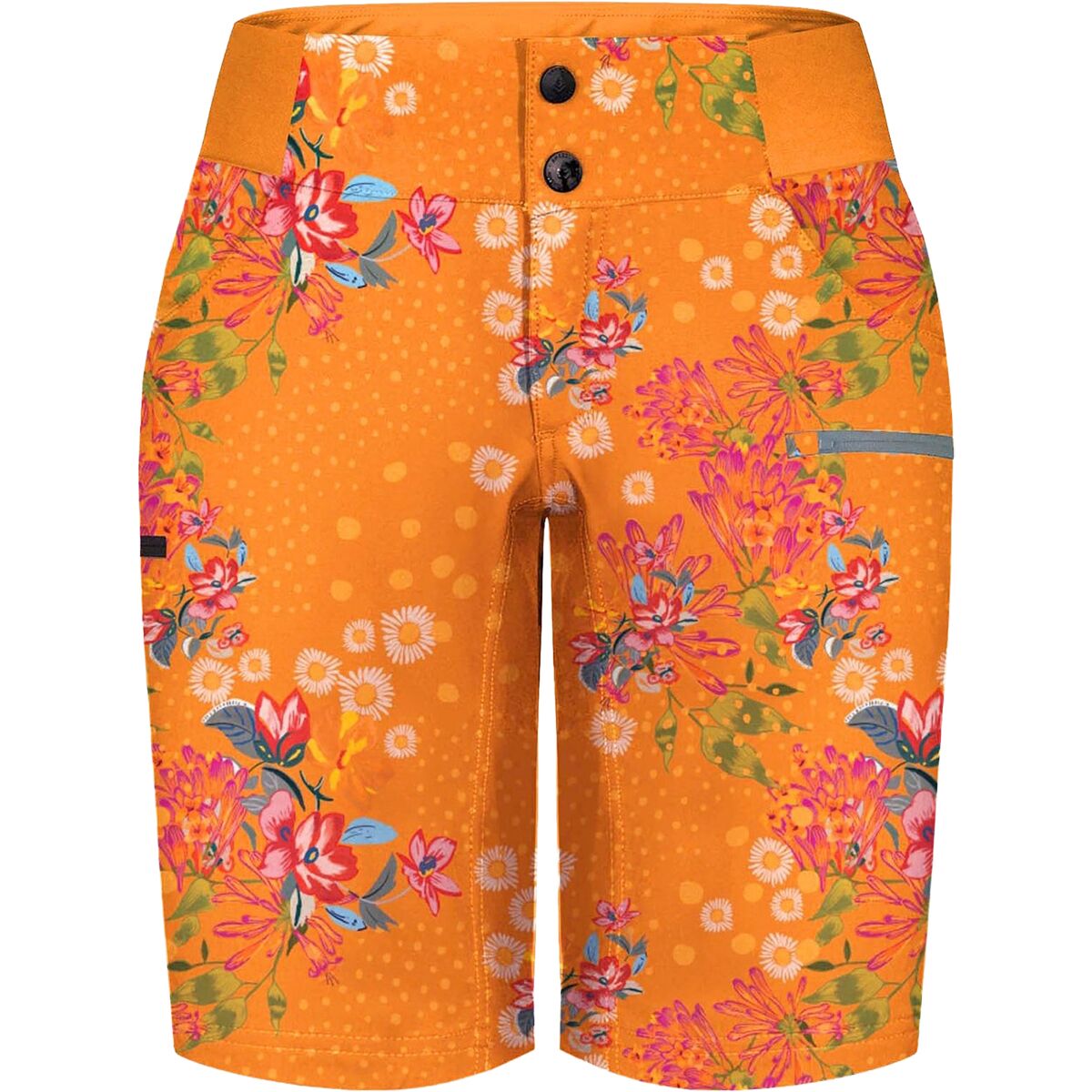 SHREDLY SHREDLY All Time - Zipper Snap Mid-Rise 11in Short - Women's Flora Sol, 12