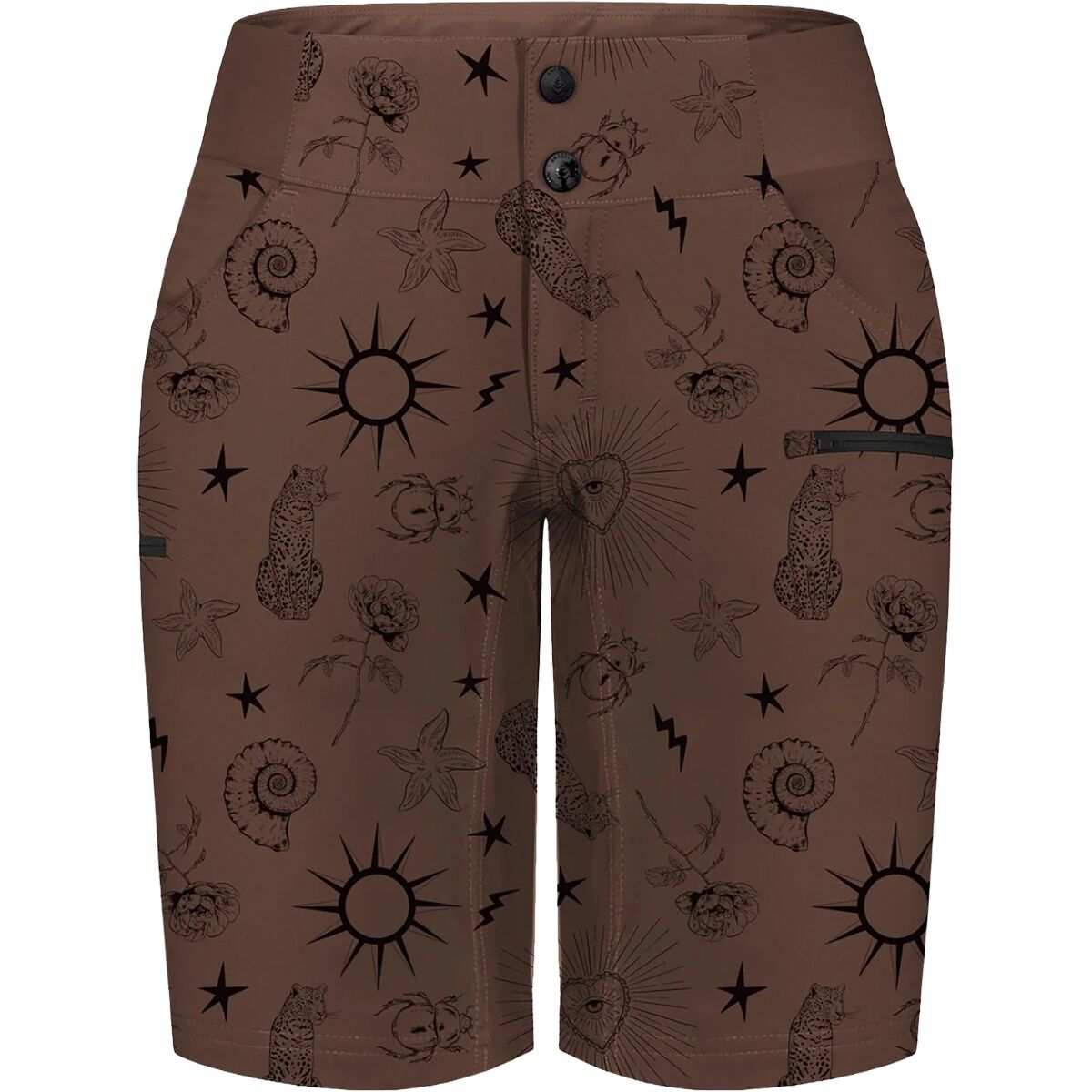 SHREDLY SHREDLY All Time - Zipper Snap Mid-Rise 11in Short - Women's Ink, 8