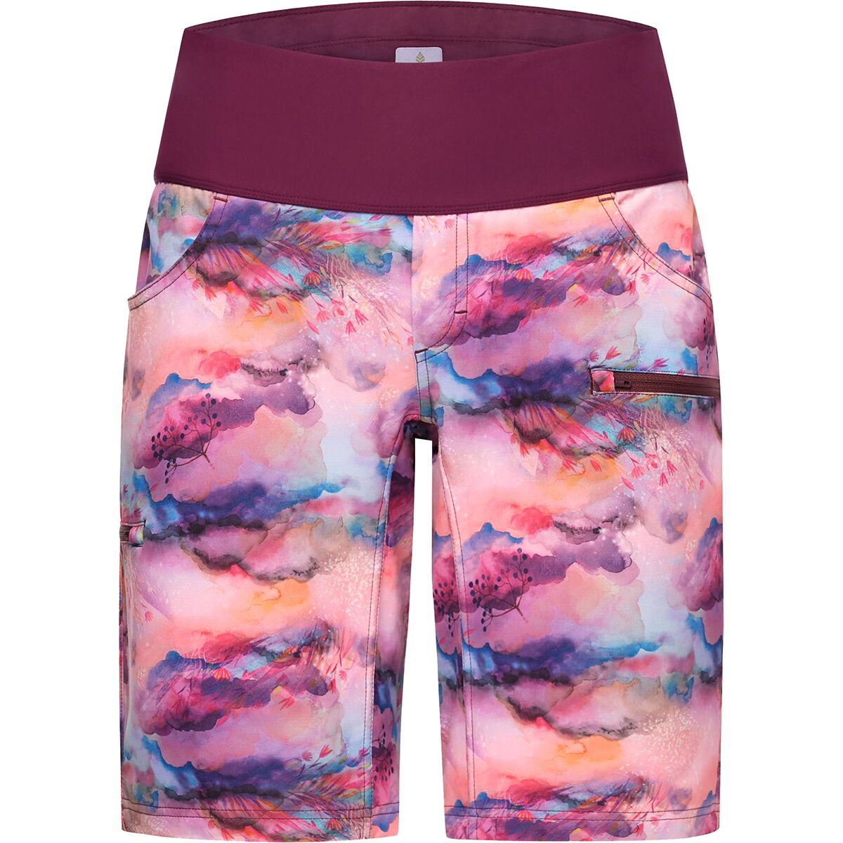 SHREDLY SHREDLY Limitless - Stretch Waistband High-Rise 11in Short - Women's Watercolor, 2