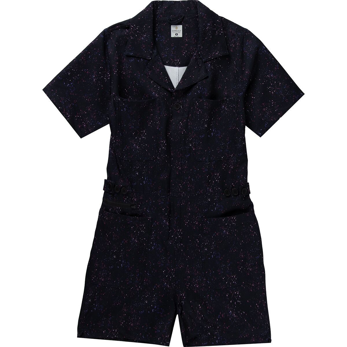 SHREDLY SHREDLY Trail Romper - Women's Galaxy Splatter, S