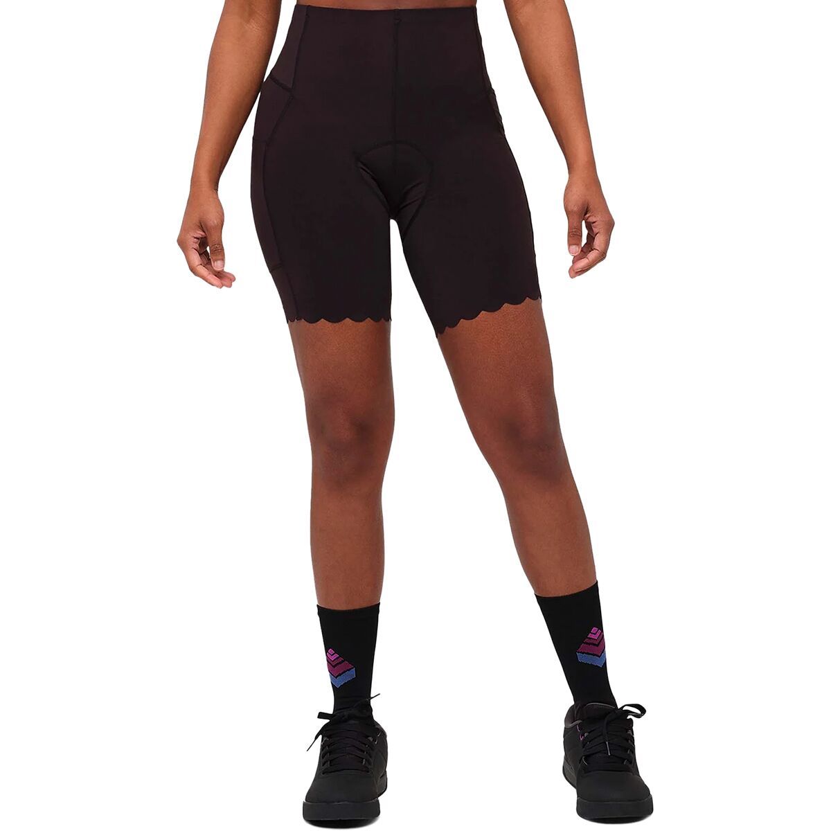 SHREDLY Biker Cham 2.0 Liner Short - Women's Noir Shimmer, L