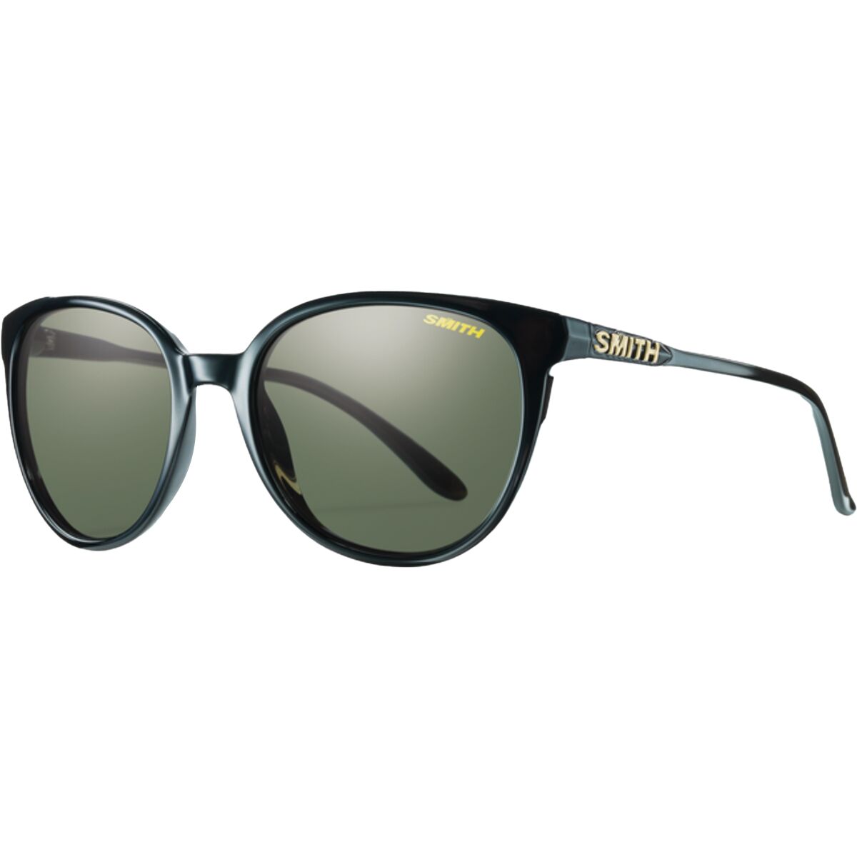 Smith Smith Cheetah Polarized Sunglasses - Women's Black/Polar Gray Green, One Size - $93.00 at Competitive Cyclist