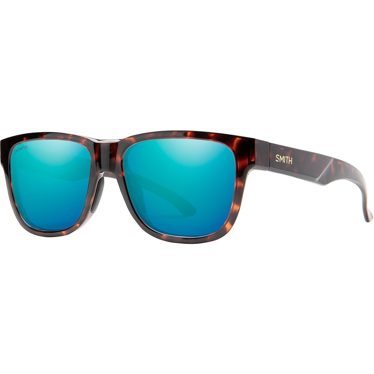 Smith Smith Lowdown Slim2 ChromaPop Polarized Sunglasses Matte Black/Polarized Gray Green, One Size - Men's