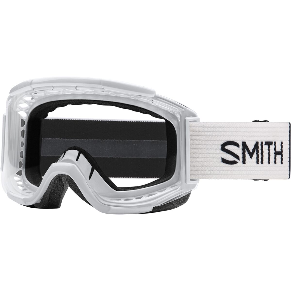 Smith Squad MTB ChromaPop Goggles White/Clear Anti-Fog, One Size