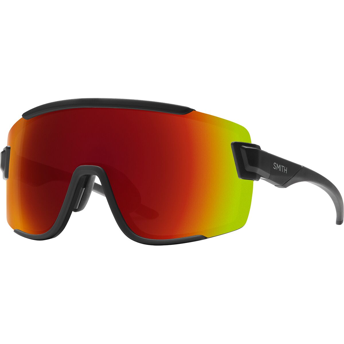 Smith Smith Wildcat ChromaPop Sunglasses Matte Black/Sun Red Mirror, One Size - Men's
