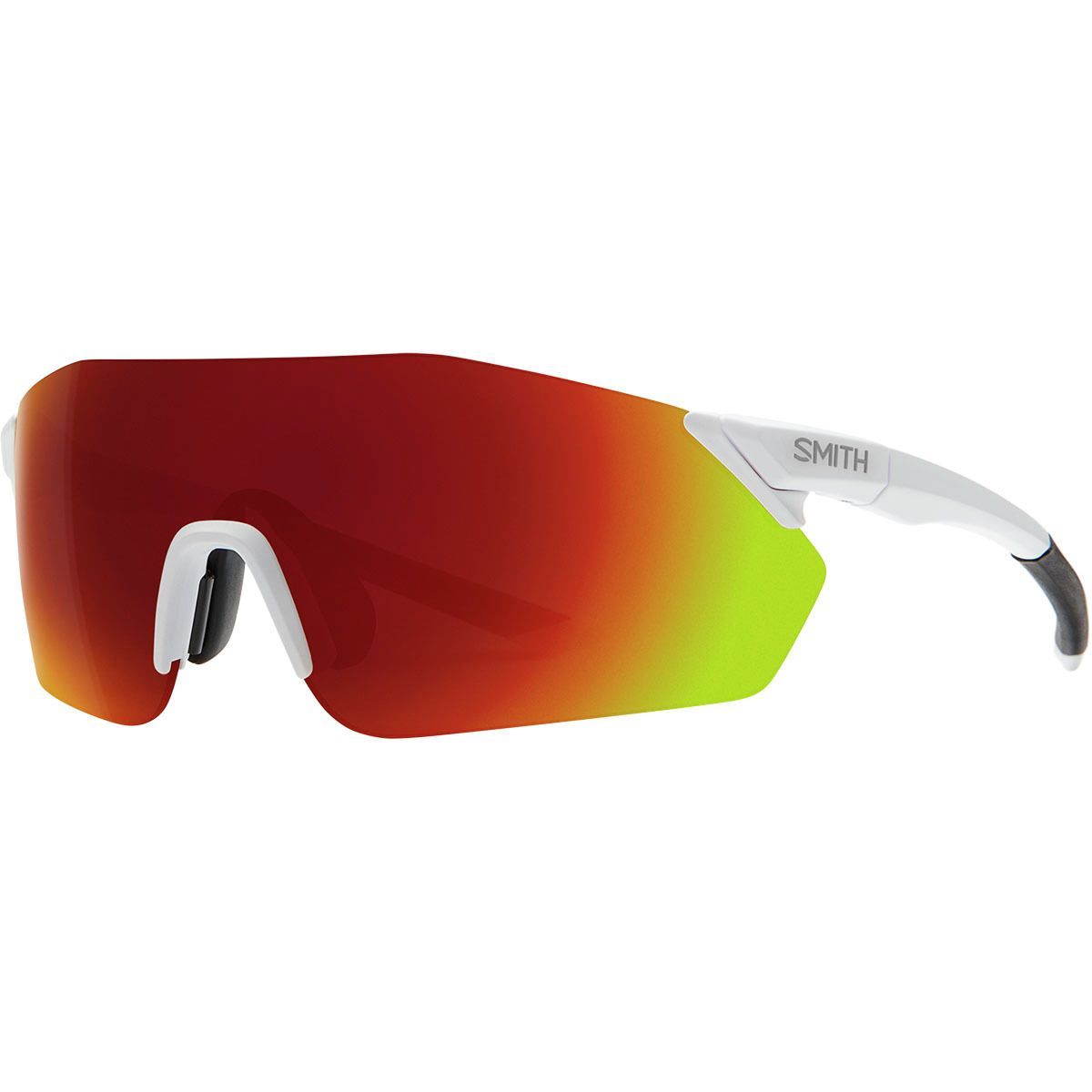 Smith Reverb ChromaPop Sunglasses Matte White/Sun Red Mirror, One Size - Men's