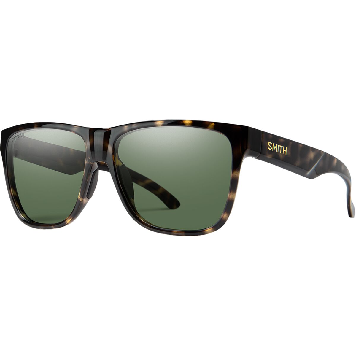 Smith Lowdown XL 2 ChromaPop Polarized Sunglasses Matte Black/ChromaPop Gray Green, One Size - Men's