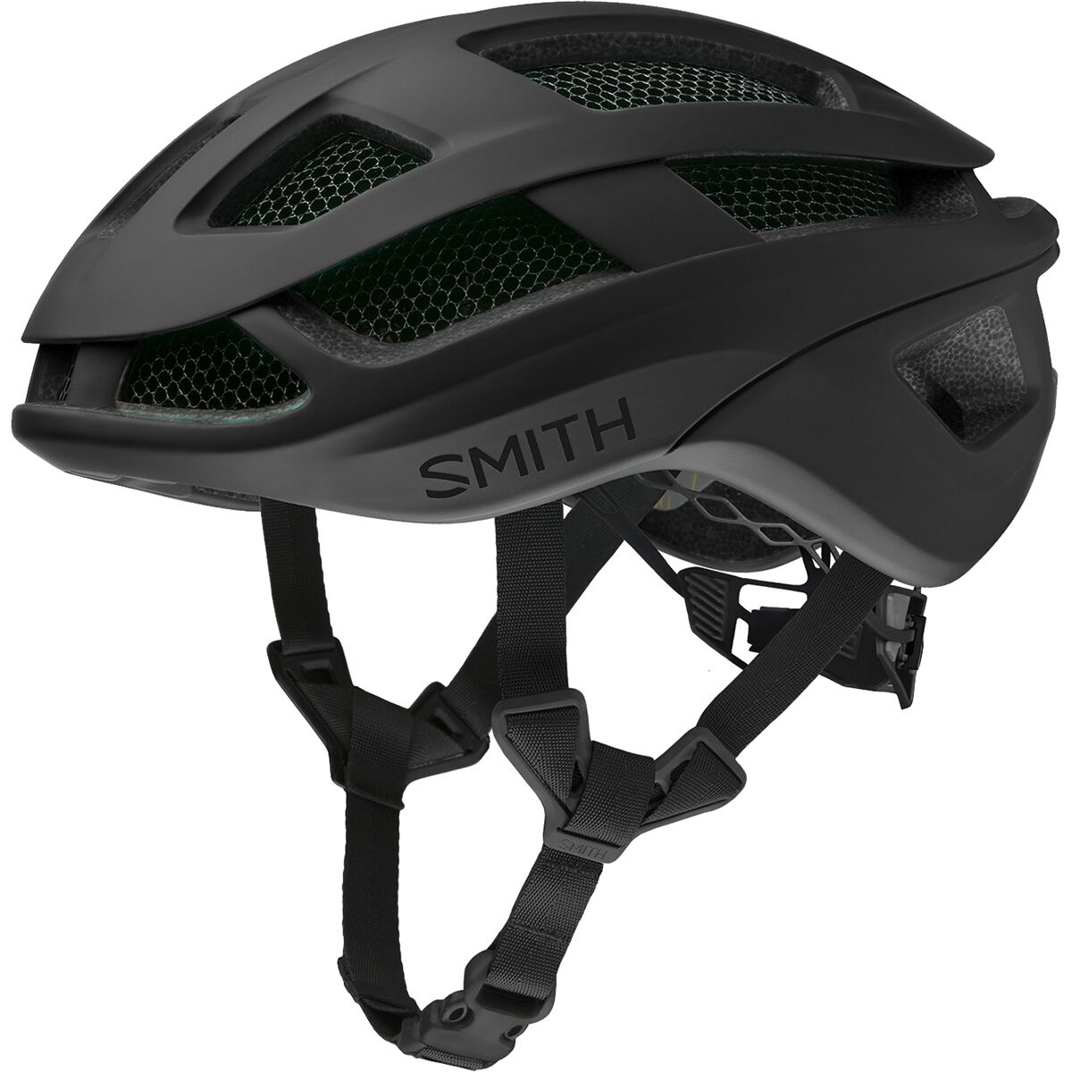 Medium Matte Iron Smith Network MIPS Bike Helmet 