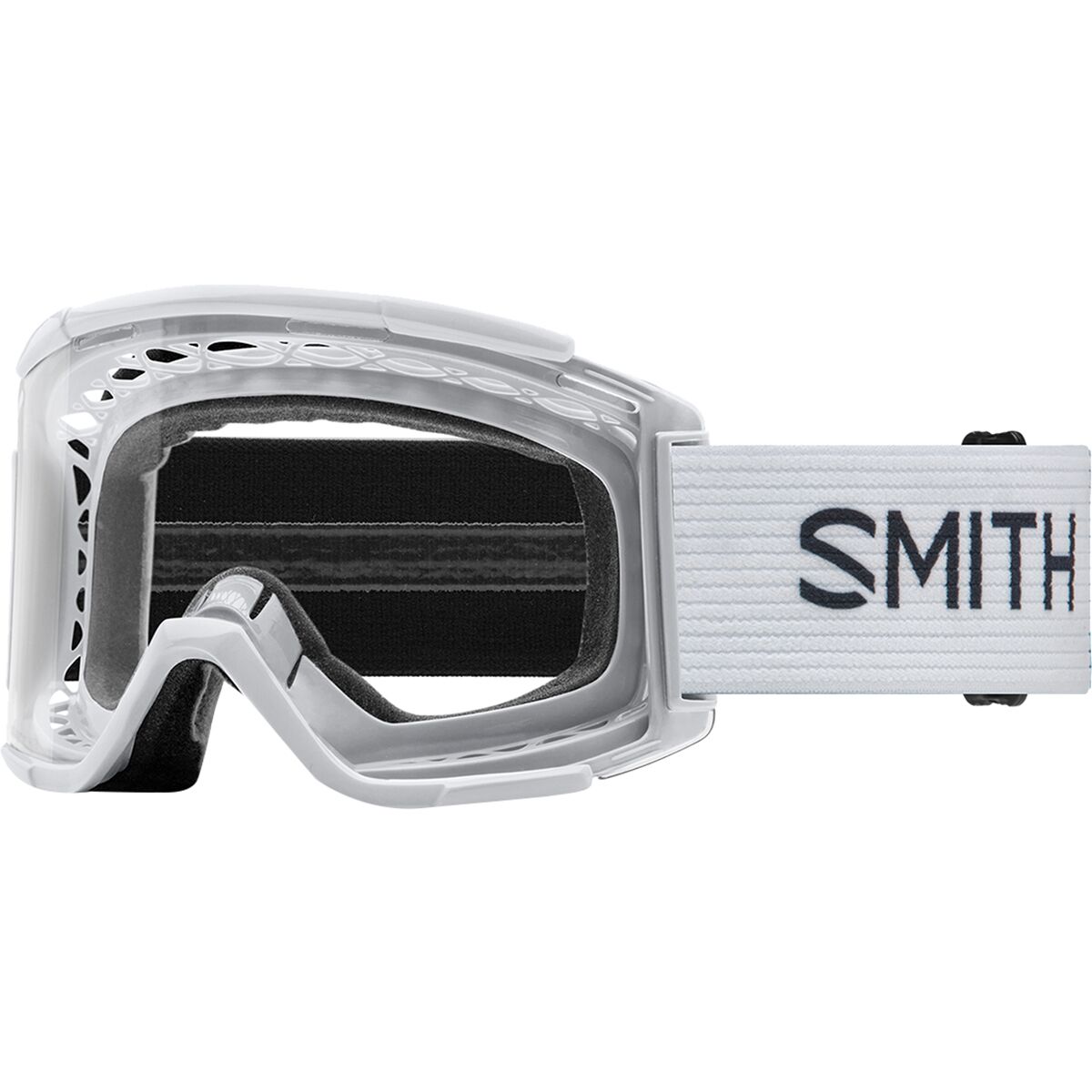 Smith Squad XL MTB ChromaPop Goggles White/Clear Anti-Fog, One Size