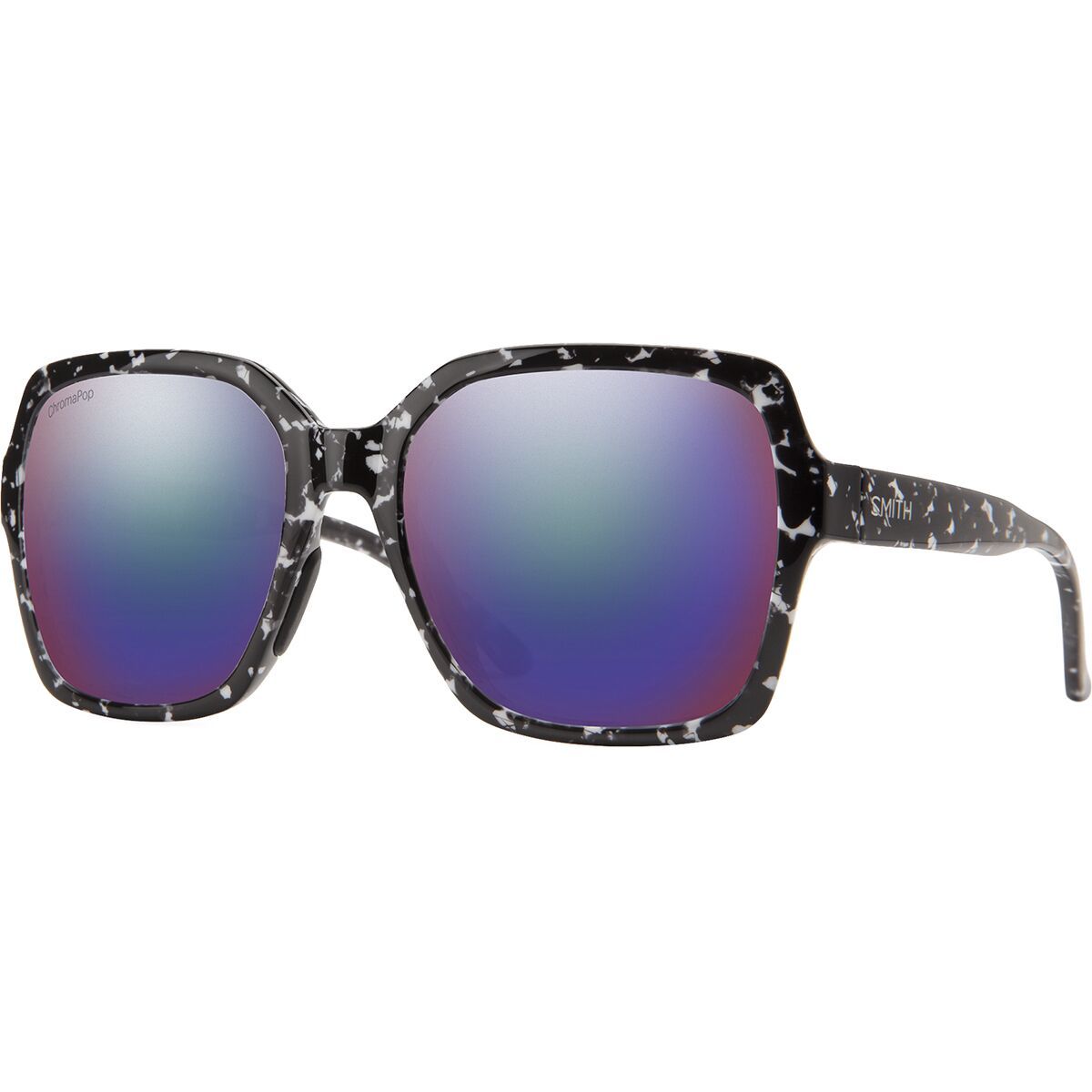Smith Flare ChromaPop Polarized Sunglasses - Women's Black Marble, One Size