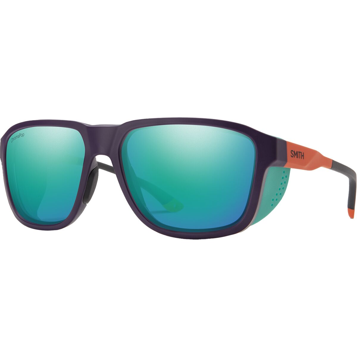 Smith Smith Embark ChromaPop Polarized Sunglasses Purple/Cinder/Hi Viz, One Size - Men's