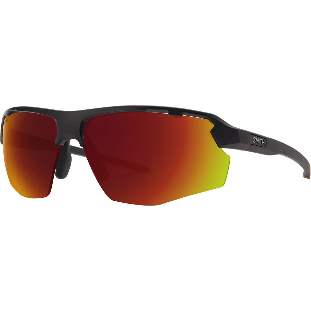 Smith Smith Resolve ChromaPop Sunglasses Matte Black/ChromaPop Red Mirror, One Size - Men's
