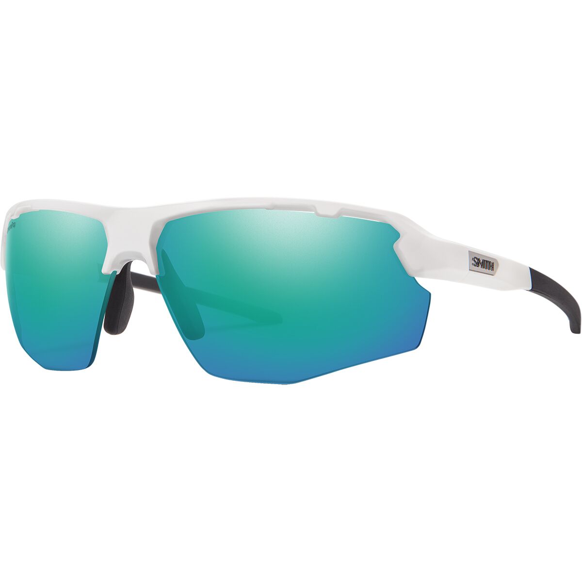 Smith Smith Resolve ChromaPop Sunglasses White/ChromaPop Opal Mirror, One Size - Men's