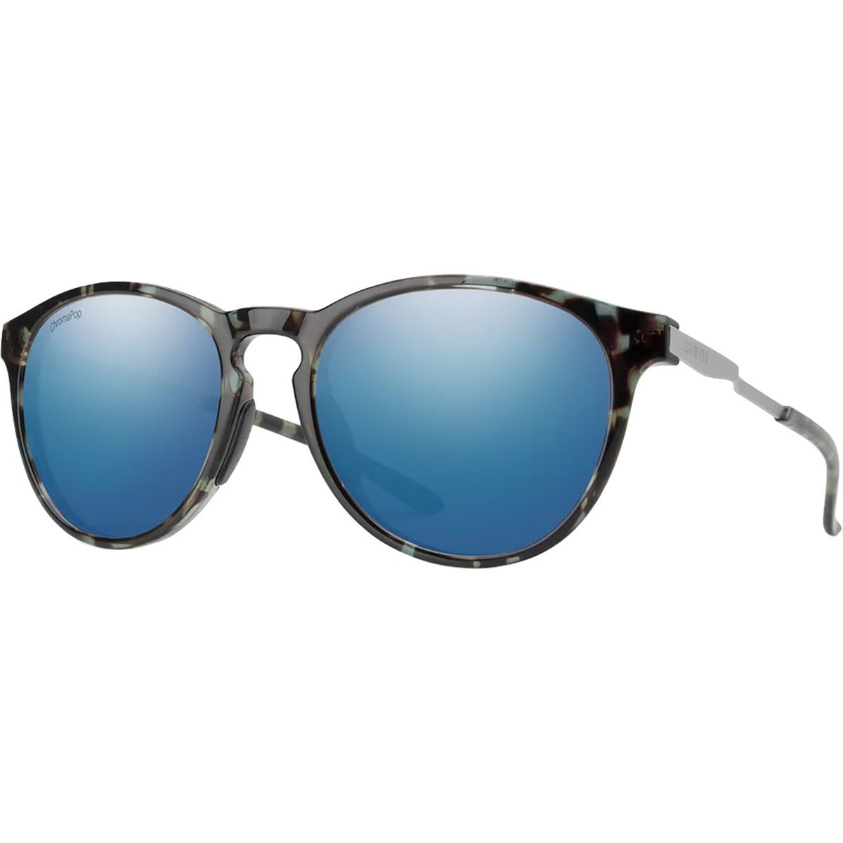 Smith Smith Wander ChromaPop Polarized Sunglasses Sky Tortoise/Silver, One Size - Men's
