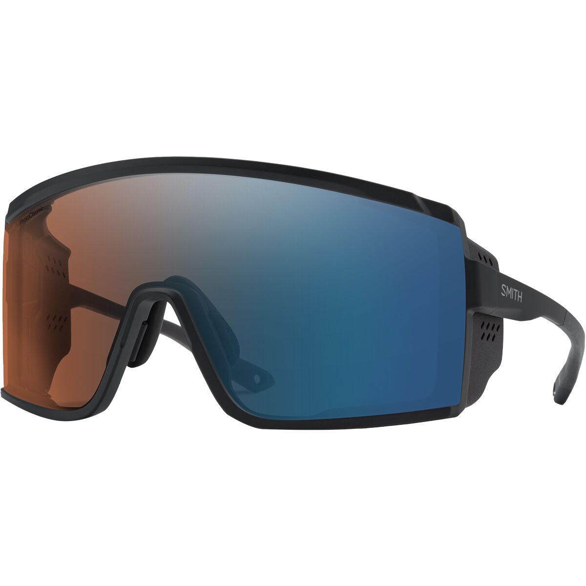 Smith Smith Pursuit ChromaPop Sunglasses Matte Black, One Size - Men's
