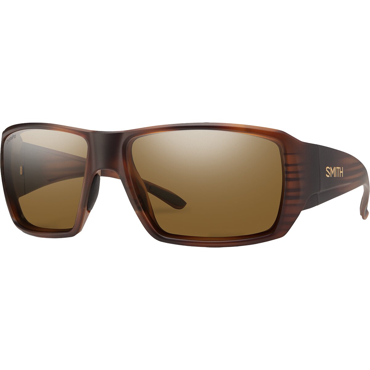 Smith Guides Choice S ChromaPop Polarized Sunglasses Matte Tortoise/ChromaPop Polar Brown, One Size - Men's
