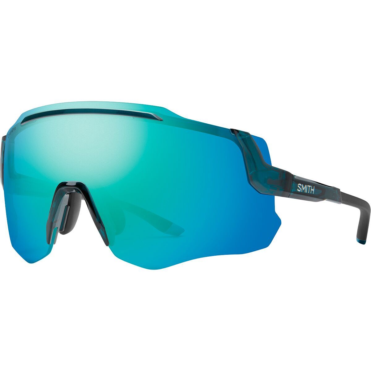 Smith Smith Momentum ChromaPop Sunglasses Pacific Crystal/ChromaPop Opal Mirror, One Size - Men's