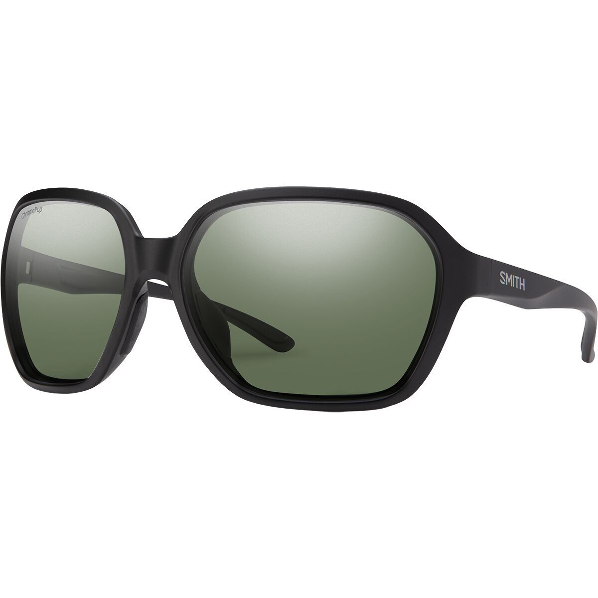 Smith Smith Whitney ChromaPop Polarized Sunglasses Matte Black/ChromaPop Polar Gray Green, One Size - Men's