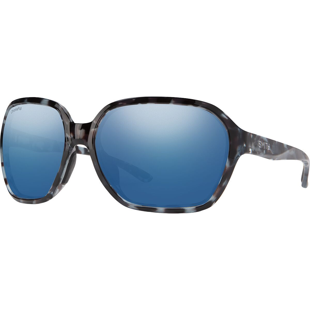 Smith Smith Whitney ChromaPop Polarized Sunglasses Sky Tortoise/ChromaPop Polar Blue Mirror, One Size - Men's