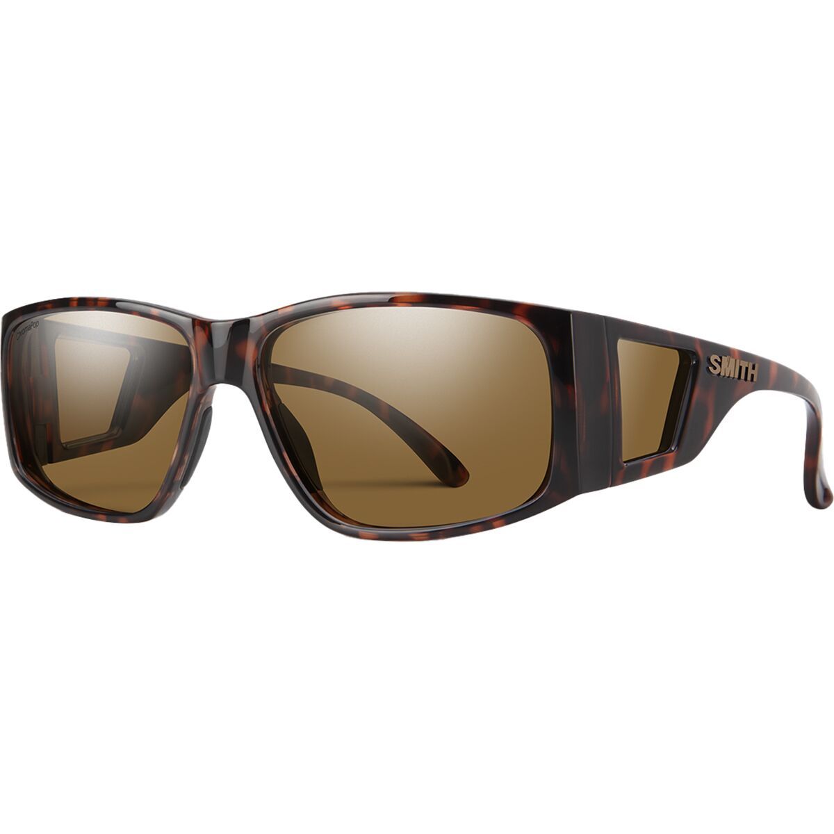 Smith Monroe Peak ChromaPop Sunglasses Black/ChromaPop Low Light Copper, One Size - Men's
