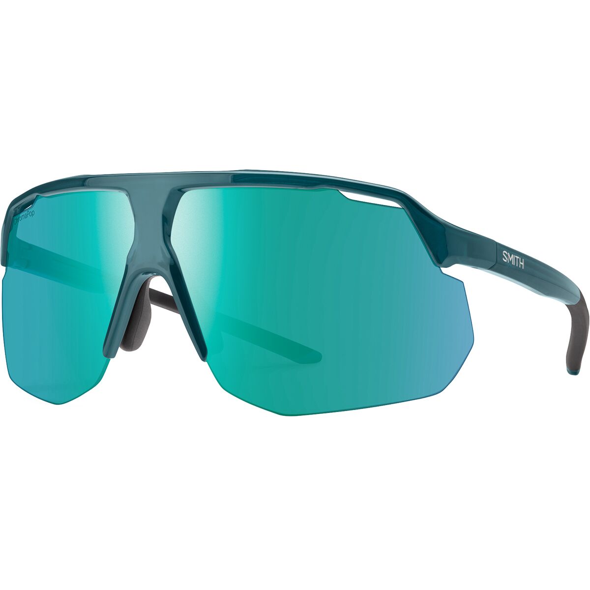 Smith Smith Motive ChromaPop Sunglasses Pacific Crystal/ChromaPop Opal Mirror, One Size - Men's