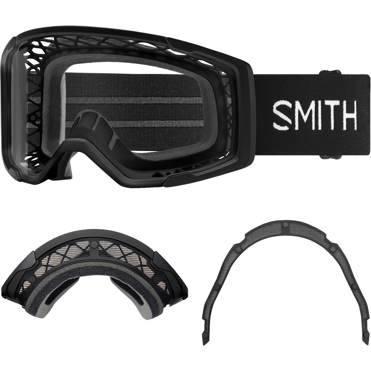 Smith Rhythm MTB Goggle + Dirt Screen Black/Clear, One Size