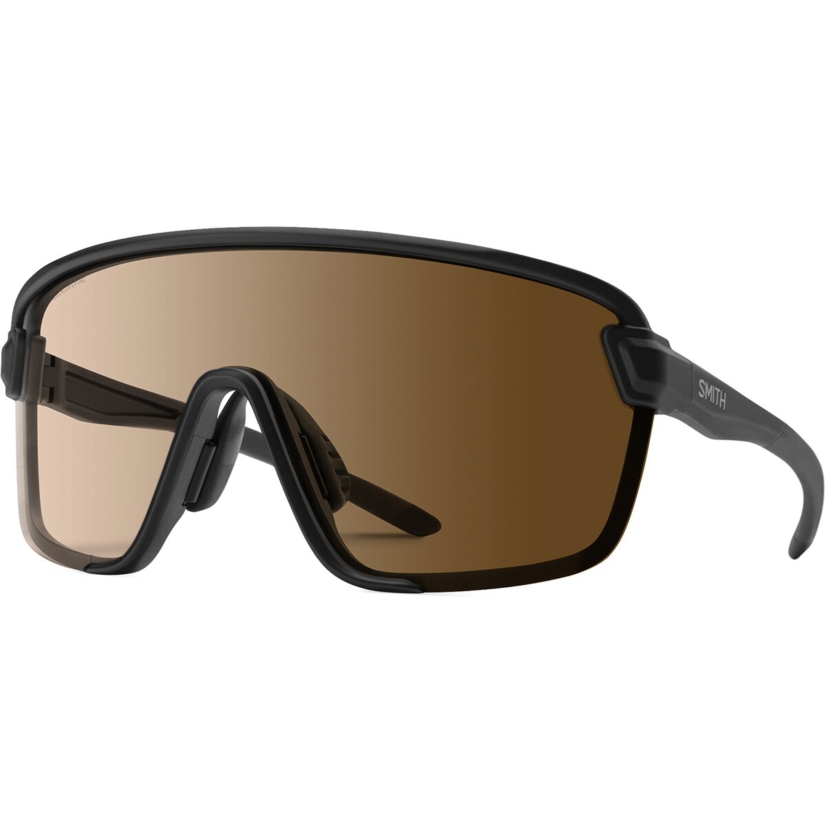 Smith Bobcat ChromaPop Photochromic Sunglasses Matt Black/ChromPop PhtoChrom Brown, One Size - Men's