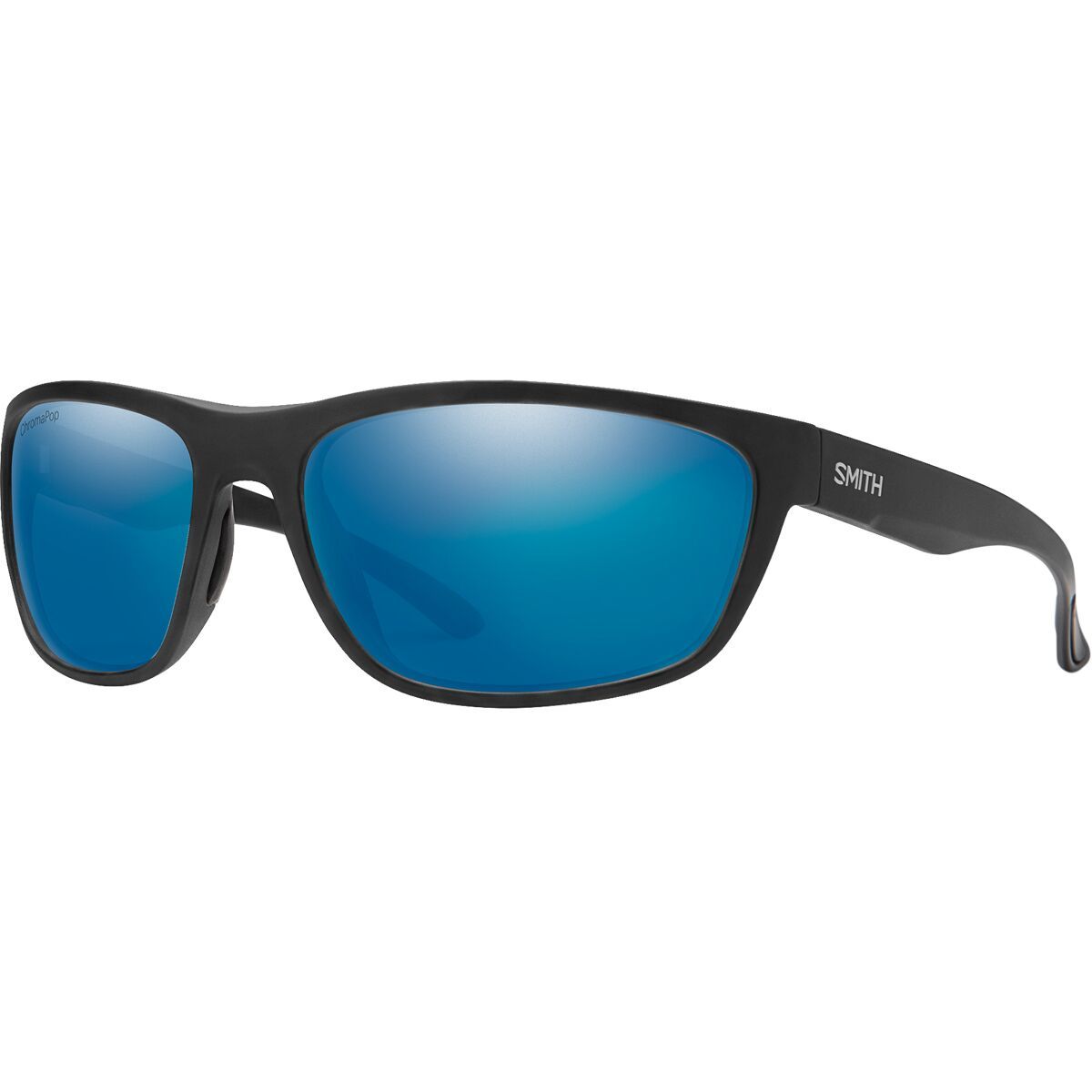 Smith Redding 2 ChromaPop Polarized Sunglasses Matt Black/ChromPop Pol Blue Mir, One Size - Men's