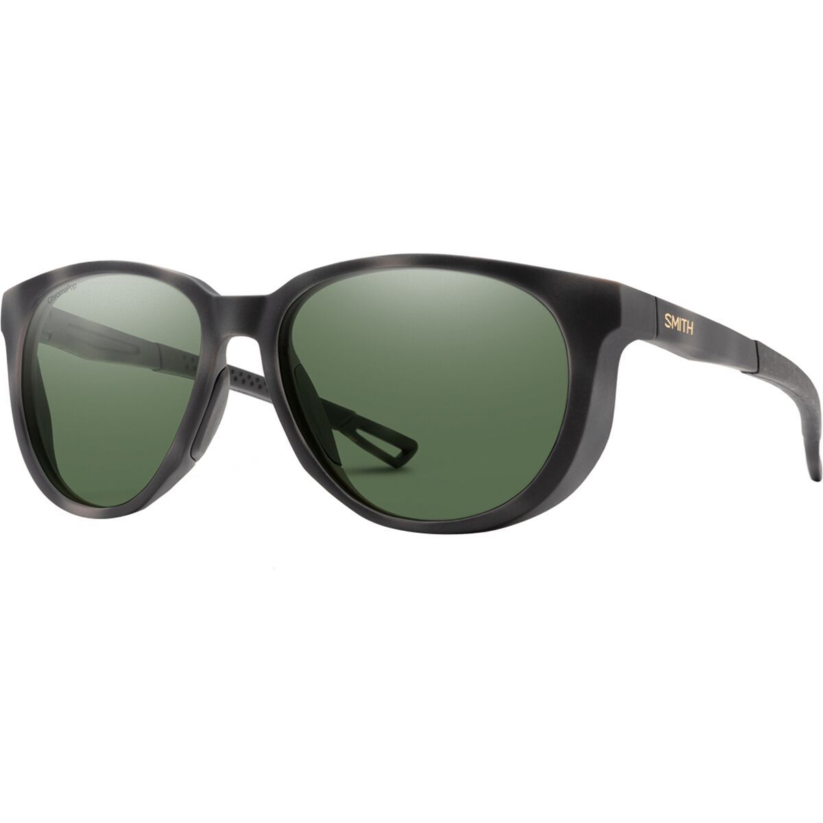 Smith Smith Seeker ChromaPop Polarized Sunglasses Matt Ash Tort/ChromPop Pol Gray Green, One Size - Men's