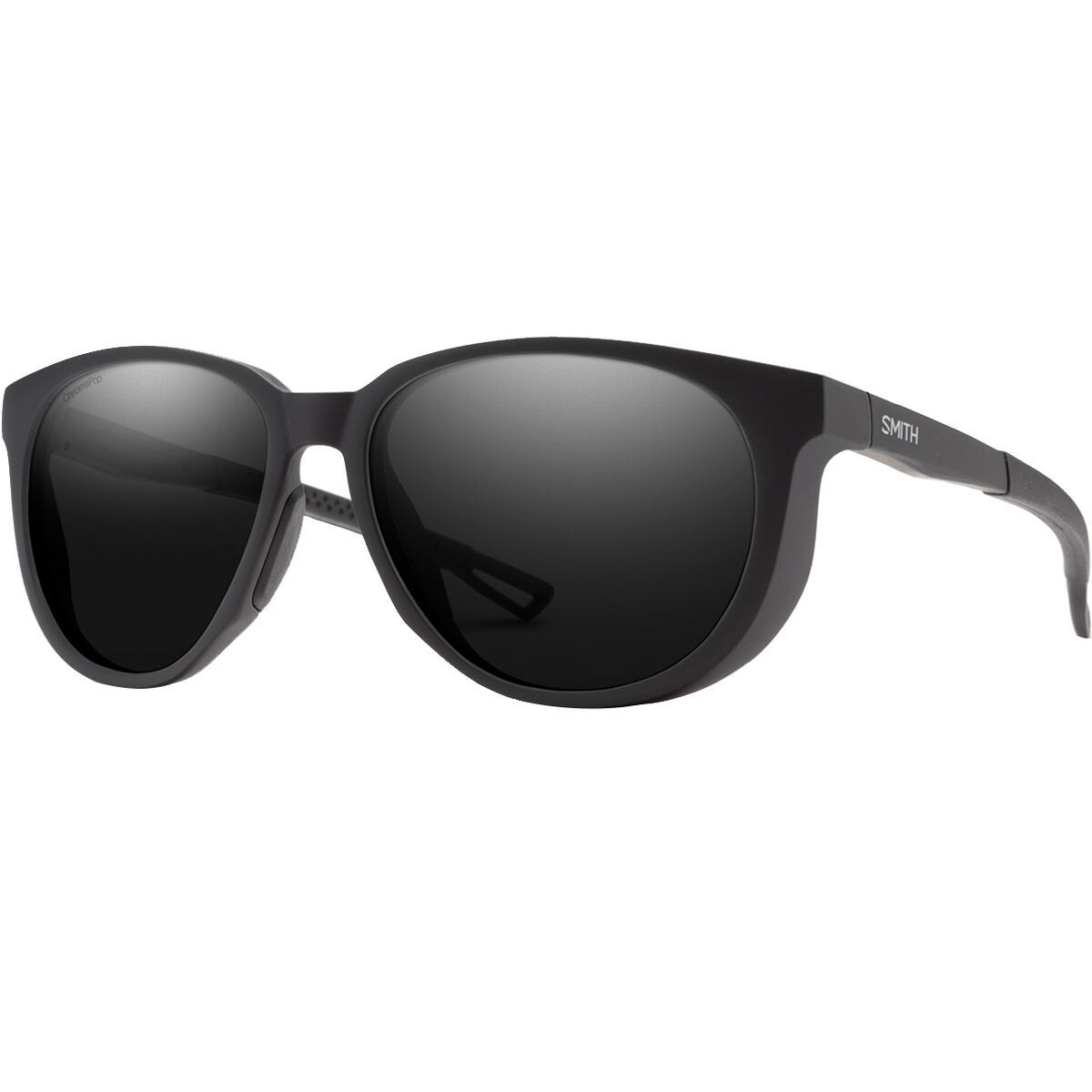 Smith Seeker ChromaPop Polarized Sunglasses Matt Black/ChromPop Pol Black, One Size - Men's
