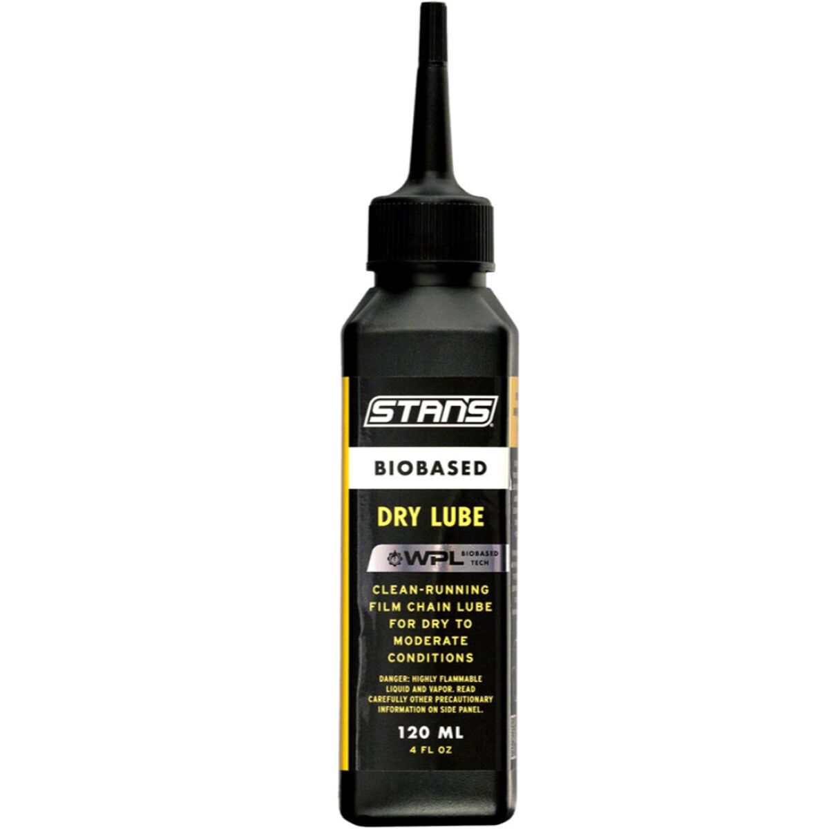 Stan's NoTubes Biobased Dry Chain Lube Drip Bottle, 120ml