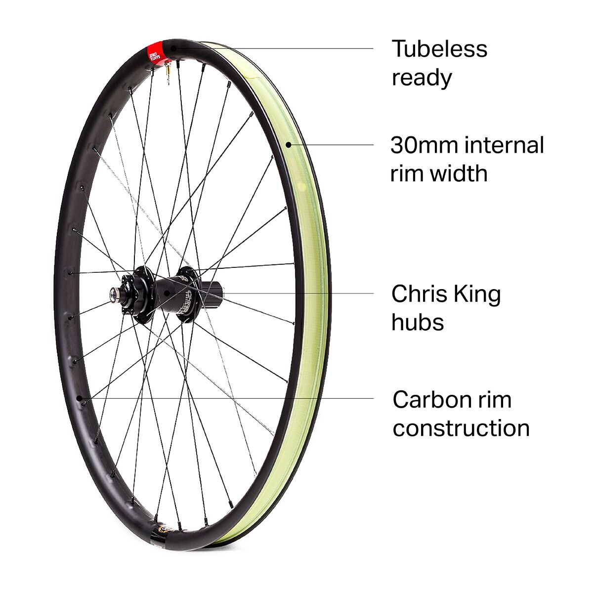 Santa Cruz Bicycles Reserve 30 27.5in Chris King Boost Wheelset