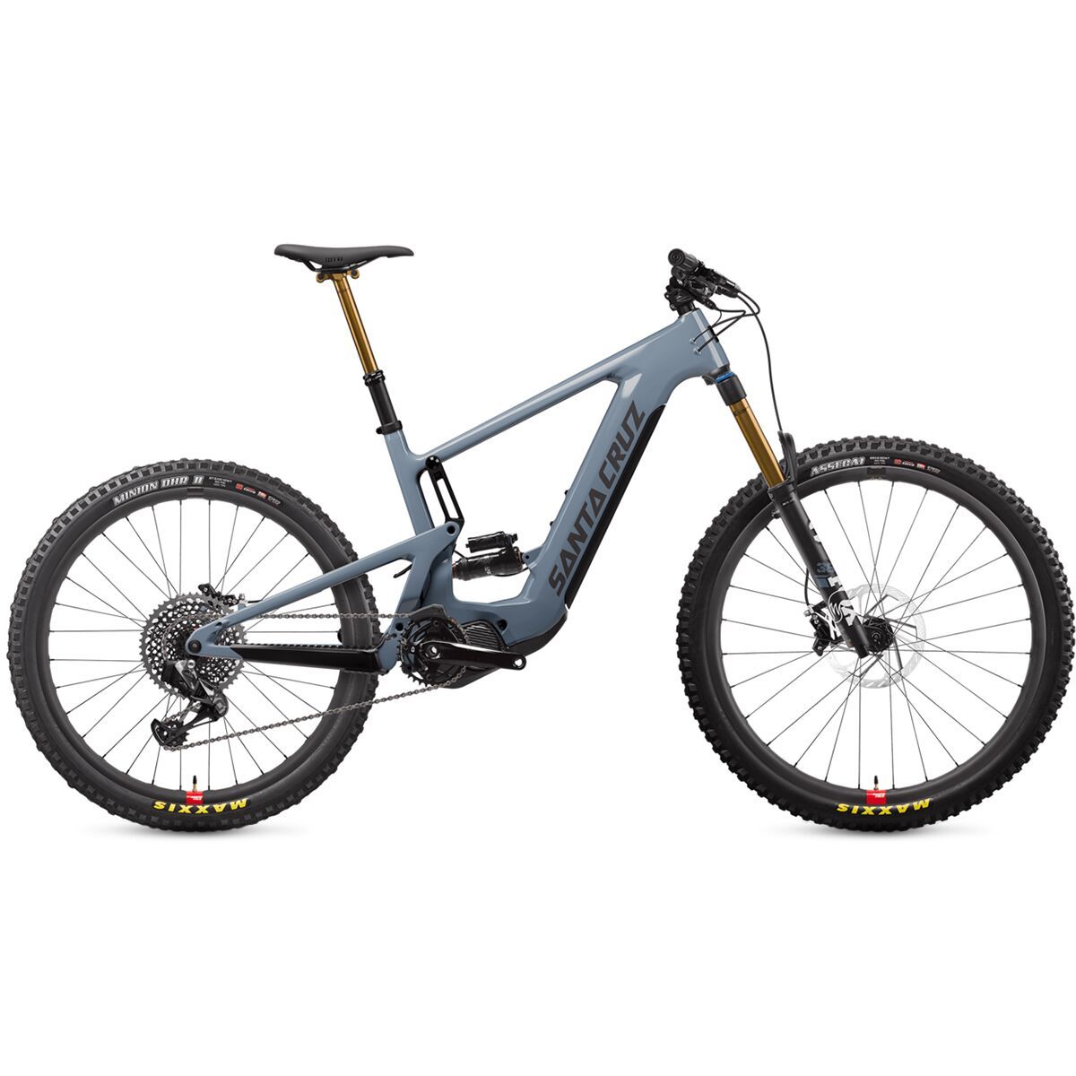 Santa Cruz Bicycles Heckler 29 Carbon CC X01 Eagle AXS Reserve e-Bike Maritime Grey, M