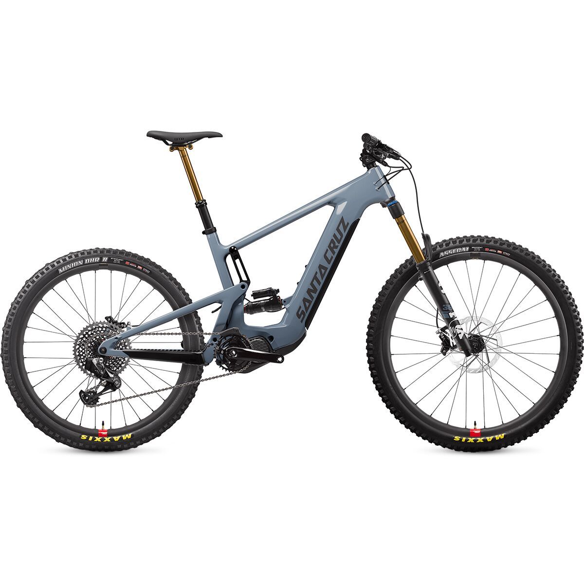 Santa Cruz Bicycles Heckler MX Carbon CC X01 Eagle AXS Reserve e-Bike Maritime Grey, M