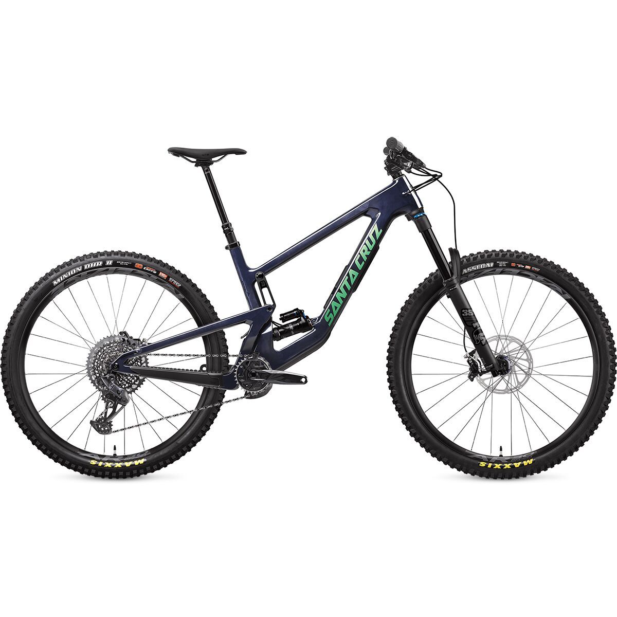 Santa Cruz Bicycles Megatower Carbon C S Mountain Bike Trans Blue, M