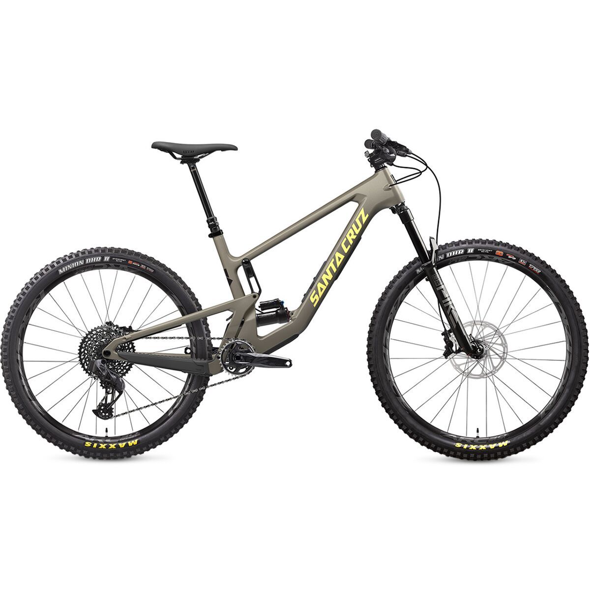 Santa Cruz Bicycles 5010 Carbon C GX Eagle AXS Mountain Bike Matte Nickel, XXL