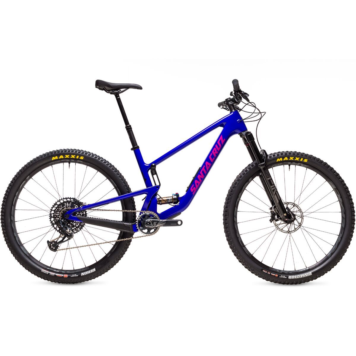 Santa Cruz Bicycles Tallboy Carbon CC X01 Eagle Mountain Bike Gloss Ultra Blue, XS