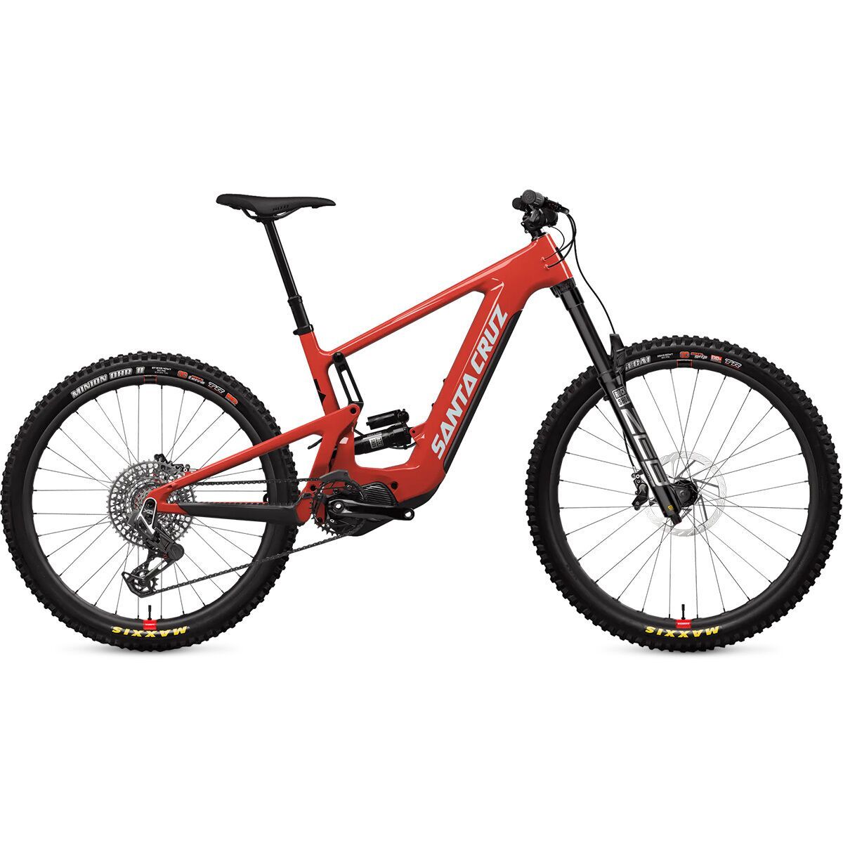 Santa Cruz Bicycles Heckler MX CC X0 Eagle Transmission Reserve e-Bike Gloss Heirloom Red, M