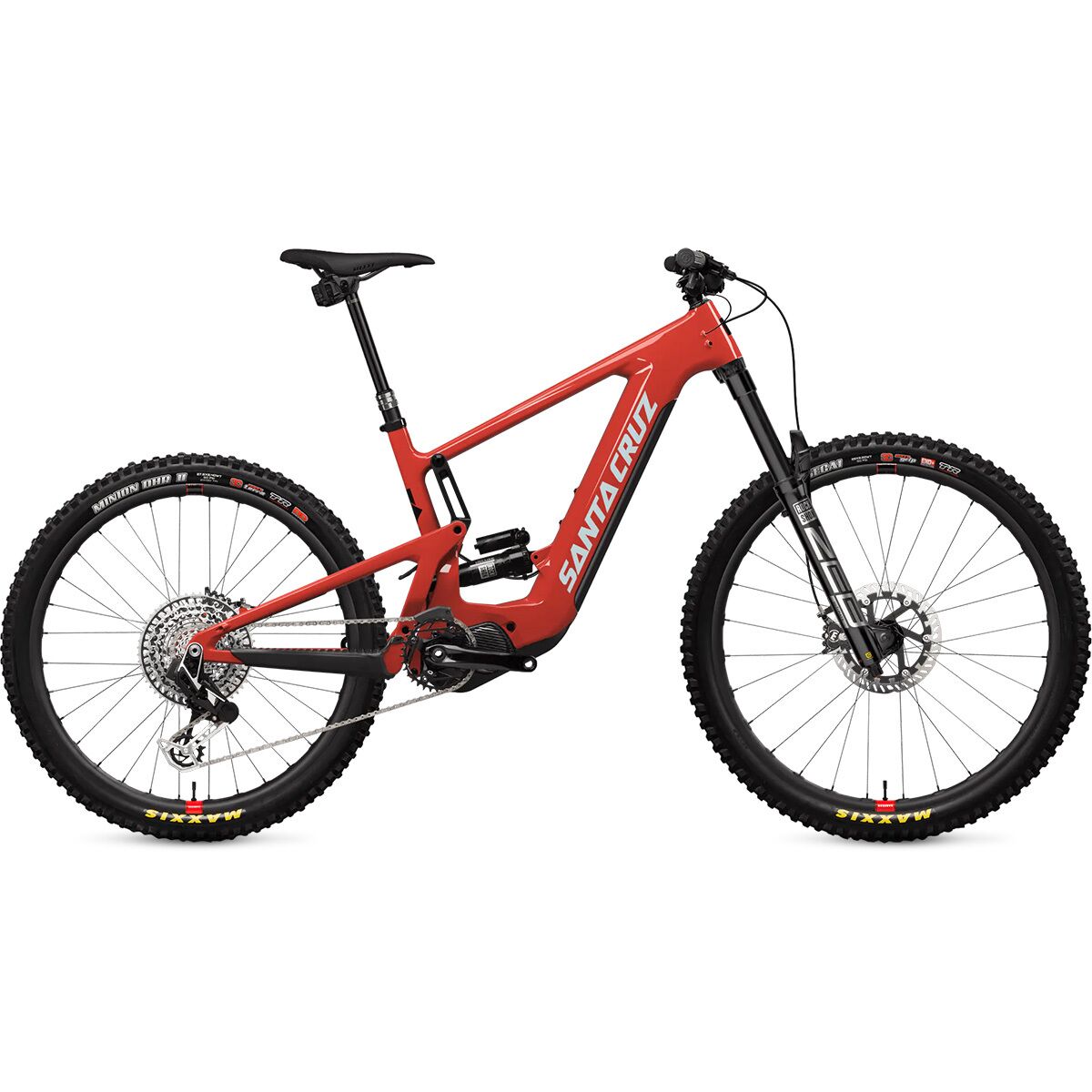 Santa Cruz Bicycles Heckler MX CC XX Eagle Transmission Reserve e-Bike Gloss Heirloom Red, M