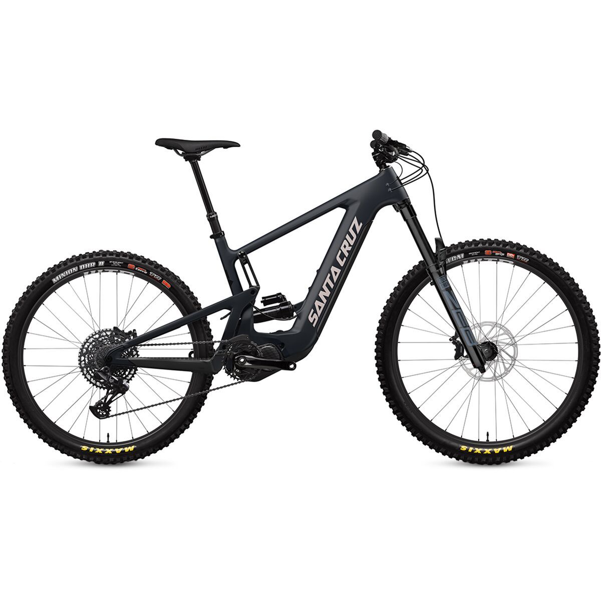 Santa Cruz Bicycles Heckler C MX R E-Bike Matte Dark Pewter, XL