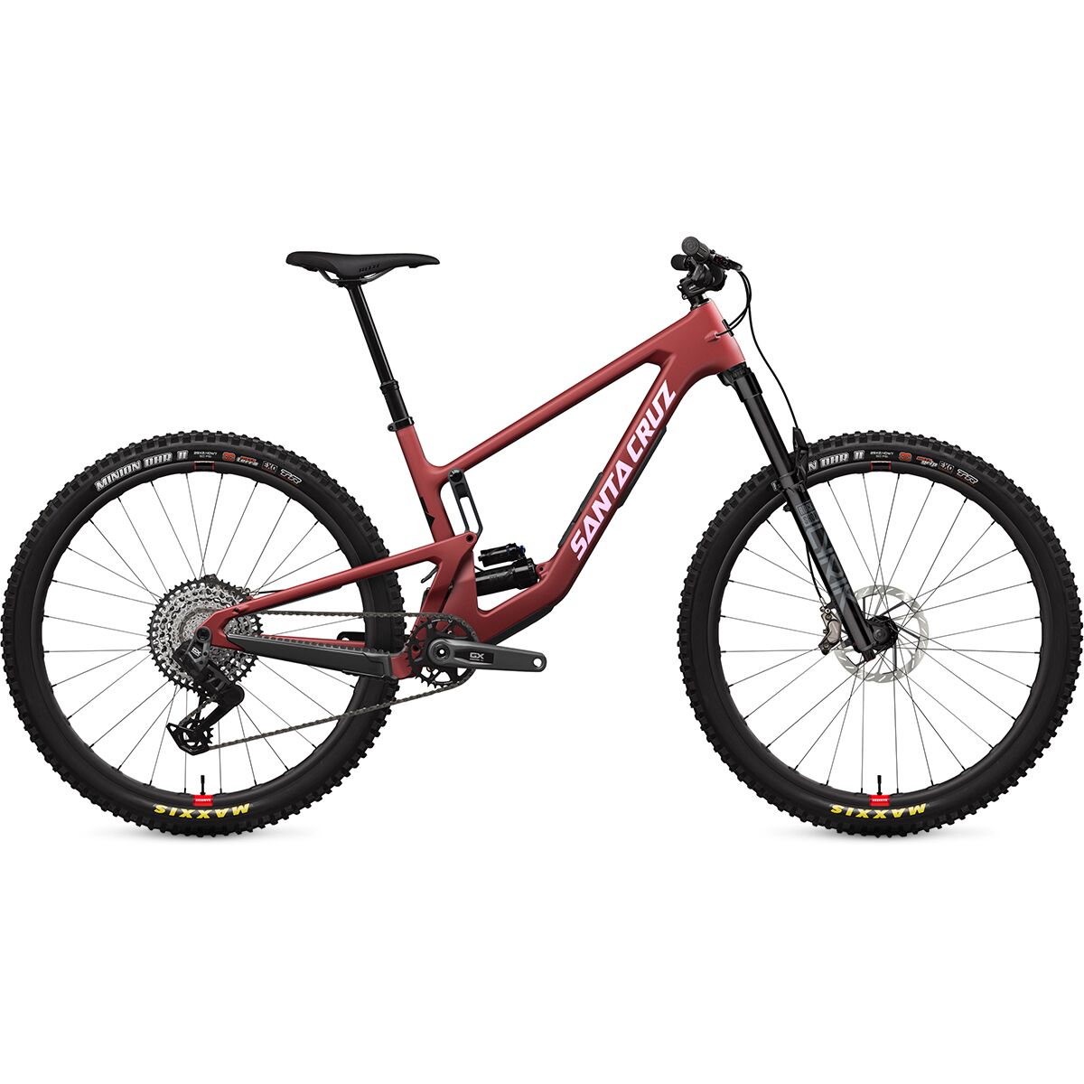 Santa Cruz Bicycles Hightower C GX Eagle Transmission Reserve Mountain Bike Matte Cardinal Red, M