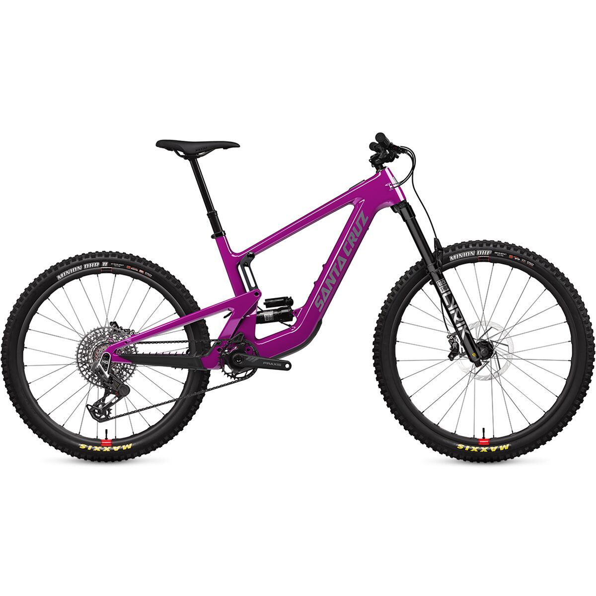 Santa Cruz Bicycles Heckler SL CC X0 Eagle Transmission Reserve E-Bike Gloss Fuscia, XL