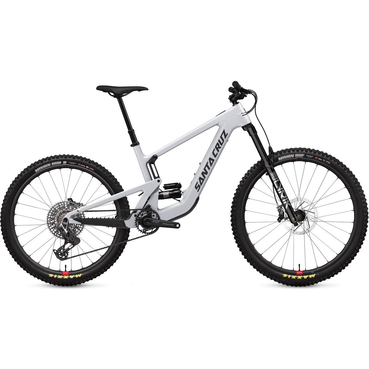 Santa Cruz Bicycles Heckler SL CC X0 Eagle Transmission Reserve e-Bike Matte Silver, XL