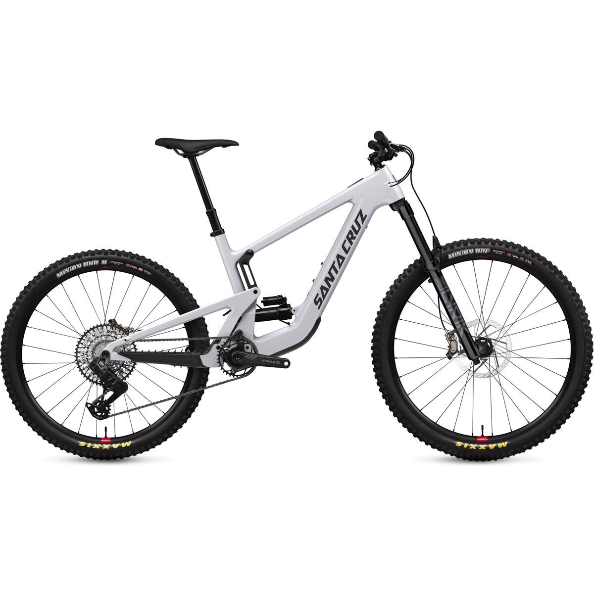 Santa Cruz Bicycles Heckler SL GX Eagle Transmission E-Bike Matte Silver, M